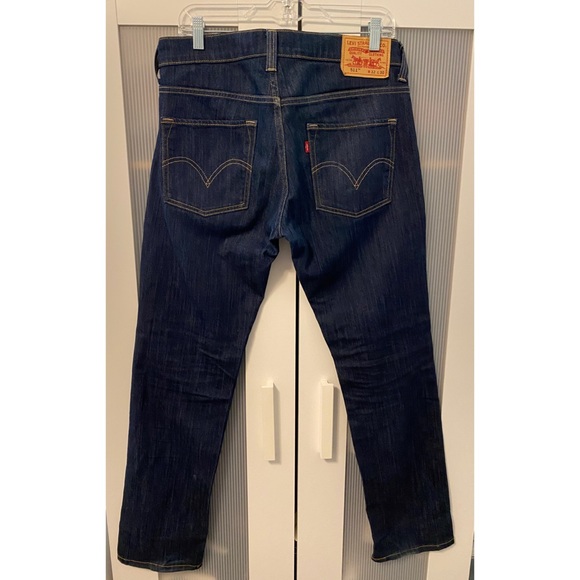 Levi’s Men 511 Skinny Slim Jeans Dark Blue - Picture 5 of 8